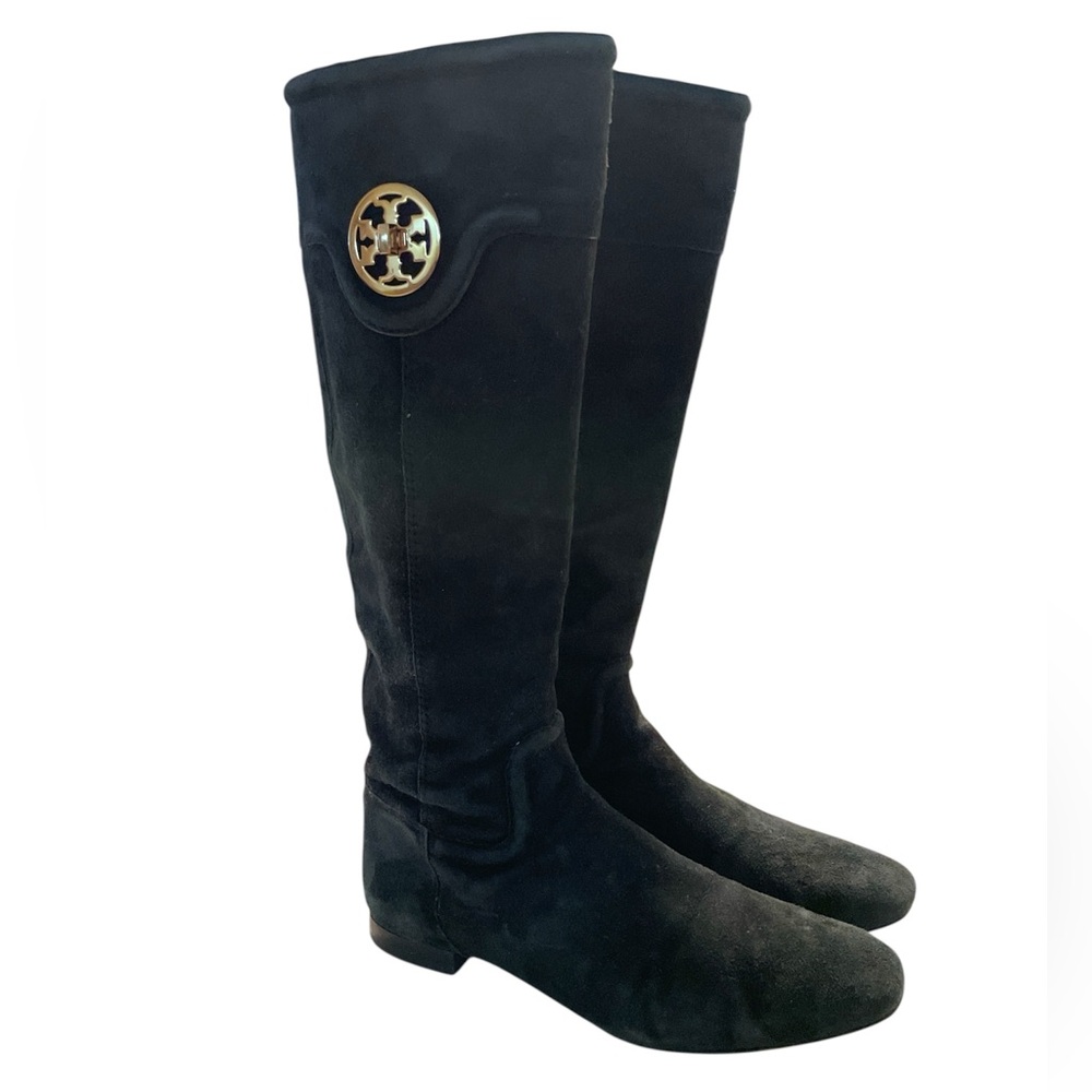 Tory Burch Black Over the Knee Boots